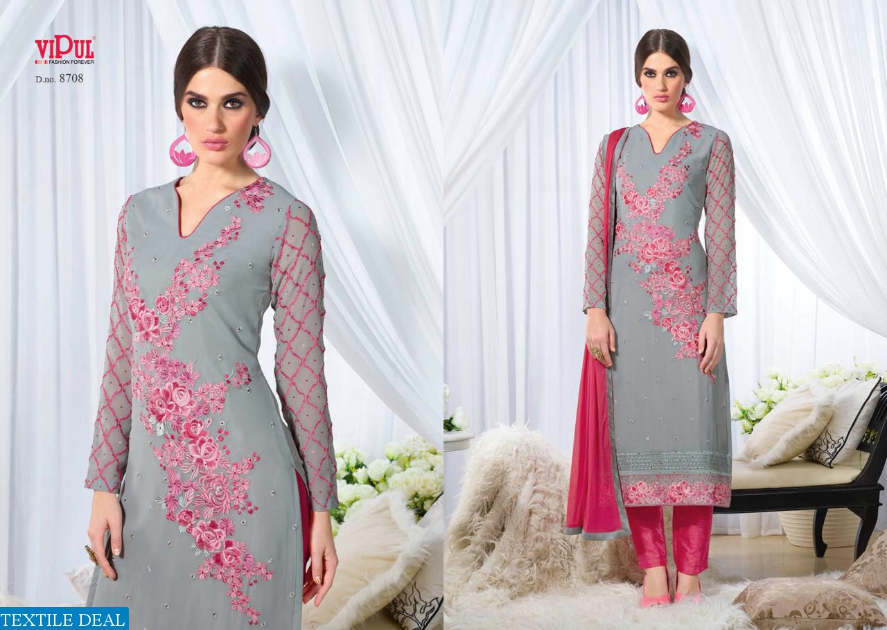 Vipul Dcat-87 Wholesale Trendy Straight long Suits catalog